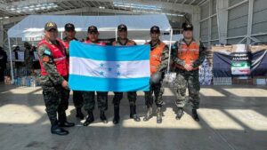 Equipo de búsqueda enviado por el la Presidenta de Honduras